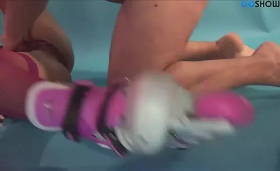 Eager blonde gets wild oral and ride action